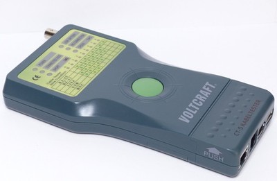 Kabeltester VOLTCRAFT CT5 für BNC, RJ-11/45, IEE 1394 USB Kabel prüfen