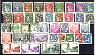 726sk144 Andorra MH collection old lot