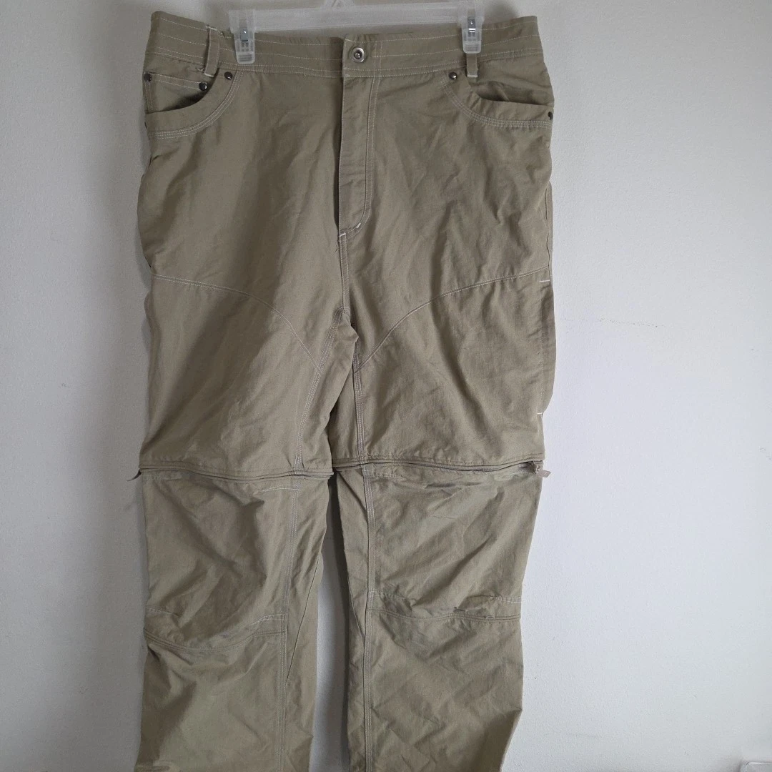Great Northwest Hiking Convertible Outwear Pants Size 38x30 Camping Zip-fly