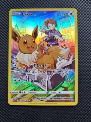 Eevee TG11/TG30 Swsh09: Brilliant Stars Trainer Gallery Holo