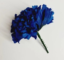 Artificial Carnation Pick for Floral Tributes - Royal Blue