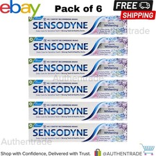 6 X Sensodyne Daily Care Gentle Whitening Sensitive Toothpaste 75ml -Total 450ml 35.53 per litre