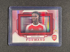 Bukayo Saka 21/39 Forward  - Futera Arsenal Platinum 2025-26 / AL17