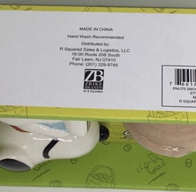 Easter Snoopy Woodstock Ceramic Salt & Pepper Shakers Set Tabletop Decor New