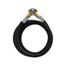 Uniweld MEH5 MaxEvac™ Evacuation Hose, 5 ft. Black Hose with MEHP Metal Hose P