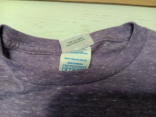 Ron Jon Surf Shop Beach Heather Purple Faded Distressed Logo Shirt Size Medium - Picture 4 of 16