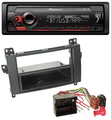 Pioneer MP3 USB DAB Bluetooth Autoradio für Mercedes B-Klasse (T245, 05-11) - Bild 1 von 4