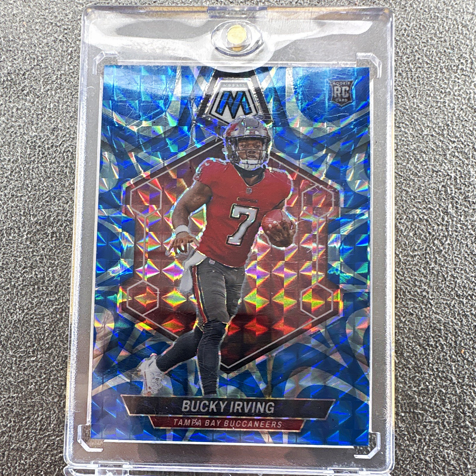 2024 Panini Mosaic Football Bucky Irving RC Rookie #385 Tampa Bay Buccaneers