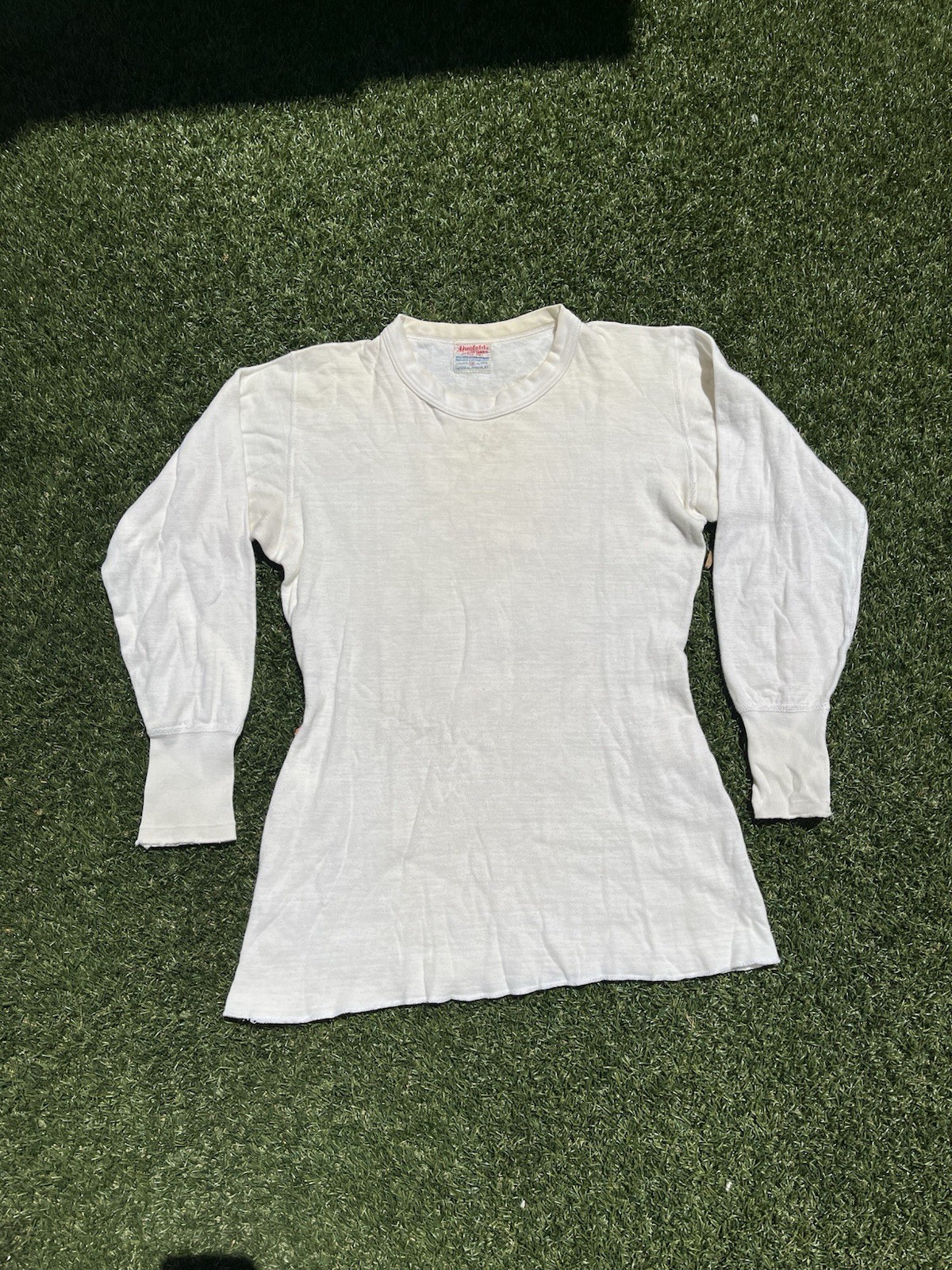 VTG 60’s Duofold Two Layer Longsleeve White Tee
