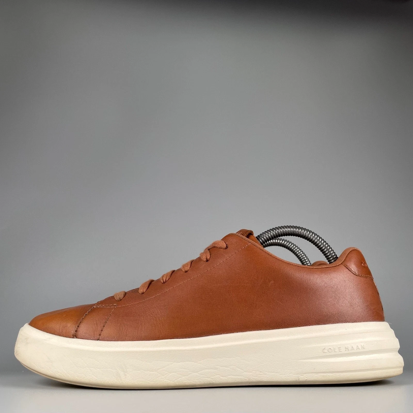 Cole Haan Grand+ 360 Court Men's Size 8.5 M British Tan Leather Sneakers Casual