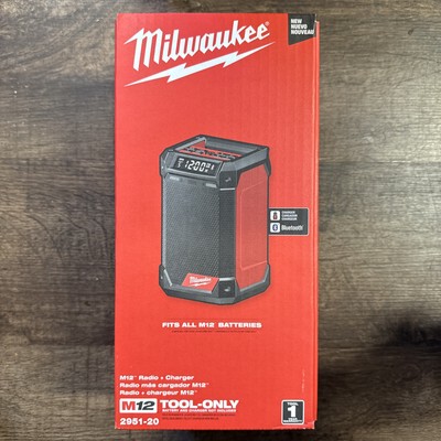 Milwaukee 2951-20 M12 Bluetooth Radio Jobsite Speaker and