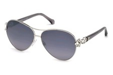 Roberto Cavalli RC1078/S 16C Sunglasses Palladium Frame- Smoke Mirror 61-12-140