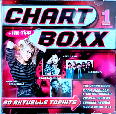 CD++V.A. - CHART BOXX 1/2008++TOP-Zust.++Marquess,Maroon 5, Revolverheld,Fanta 4
