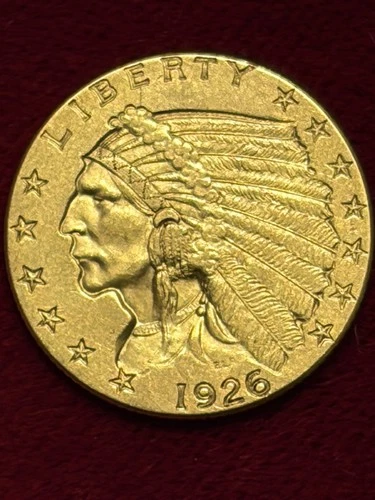 (RESERVED) 1926 & 1908 $2.50 Indian Head Gold Quarter Eagle –