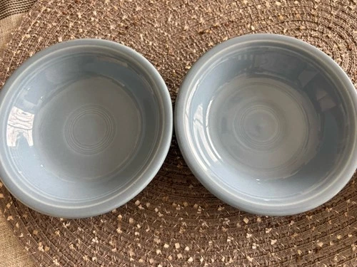 Fiesta Ware Fruit Bowls 5.5” Periwinkle Blue – Set of 2 – Homer Laughlin