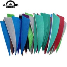 100PCS 3 Inch Shield Archery Arrow Turkey Feathers Fletches RW LW