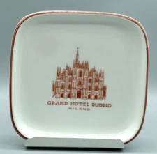 Richard Ginori Made in Italy Grand Hotel Duomo Square Porcelain Trinket Dish