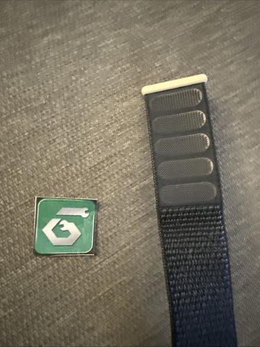 Apple Watch Sport Loop Genuine OEM 45mm 44 42 49 Midnight XL Rare - Zdjęcie 4 z 8
