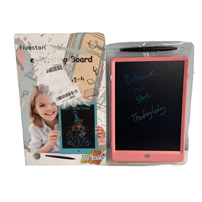 LCD Writing Tablet Toddler Learning Toys 10 Inch Colorful Open Box