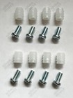 Ikea Plastic sleeve and screw, Part # 105163, 102267 (8 pack) - NEW USA shipped