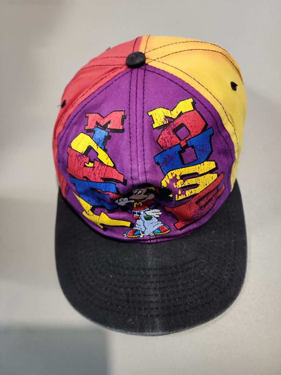 Disney Vintage Style Mickey Mouse Unlimited Purple Red Yellow