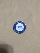 Vintage - Allied Barton Security Services - First Aid/CPR Officer Pinback-RARE