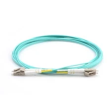 LC - LC UPC Duplex PVC 10G OM3 Multimode Fiber Optic Patch cable [1M] -637482