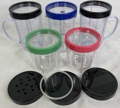Magic Bullet Express Replacement/Spare Parts Cups Lids Most Parts New