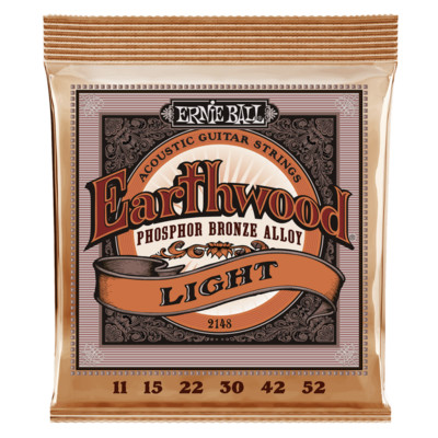 Ernie Ball 2148 Light 11-52 Phosphor Bronze Gitarrensaiten 1-6 Packungen