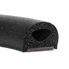 Steele Rubber Products 90-3754-277 D Half Round with Peel-N-Stick - 15ft. Strip