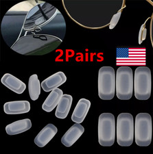 Eyeglass Nose Pads , 2 Pairs Nose Pieces Replacement Square Rectangle Push US