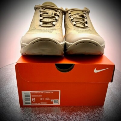 Nike React SFB Carbon Low Elite Outdoor Shoes CZ7399 900 Men's Size 6 Womens 7.5