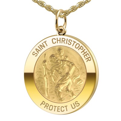 Men's 1.0in 14k Yellow Gold St 