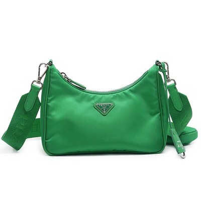 PRADA Re Edition 2005 Shoulder bag green green with pouch | eBay