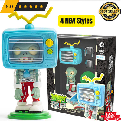 Plant vs Zombies Amine Action Figure Toy Doll ROBOT Box Model Set PVC Game Gift