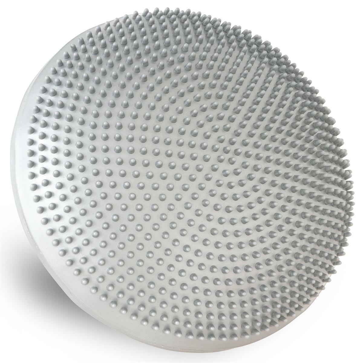 MAXXIVA Ballsitzkissen grau Ø 33 cm mit Pumpe Luft-Kissen mit Noppen Fitness