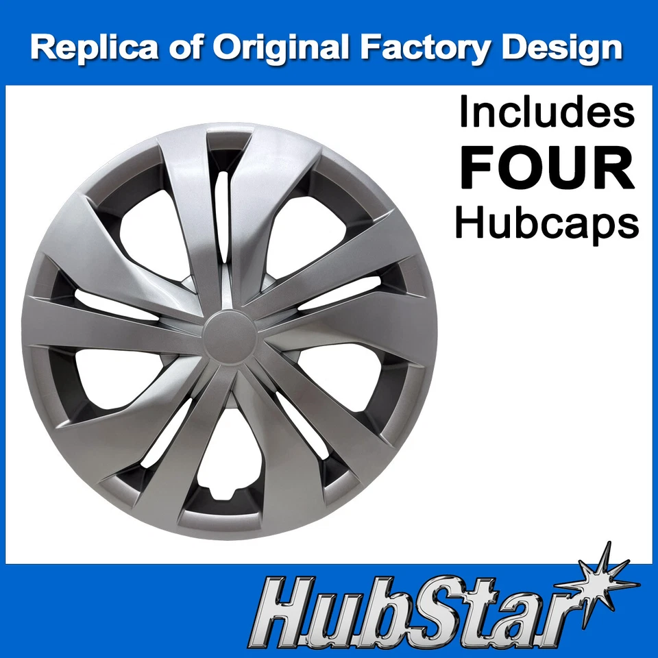 NUEVO Juego de Tapacubos para Nissan Versa 2017-2024 - Réplica Premium 15 pulgadas 53096 Foto 2 de 4