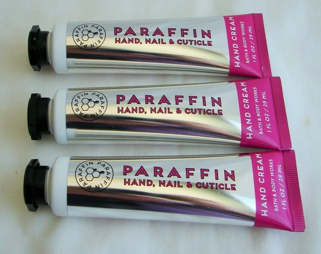 Bath & Body Works Paraffin Hand, Nail & Cuticles Hand Cream 1 oz. Lot