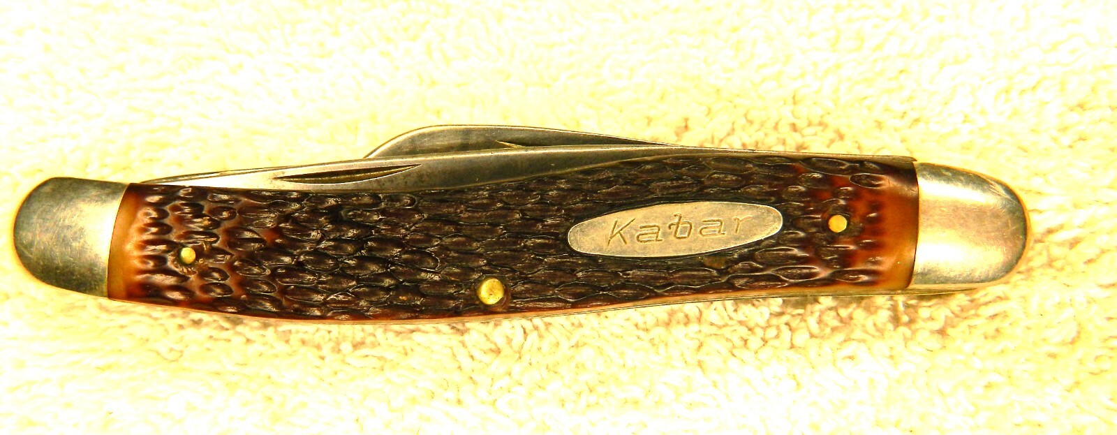 Vintage Ka Bar 1108 USA 3 Blade Stockman Folding Pocket Knife eBay