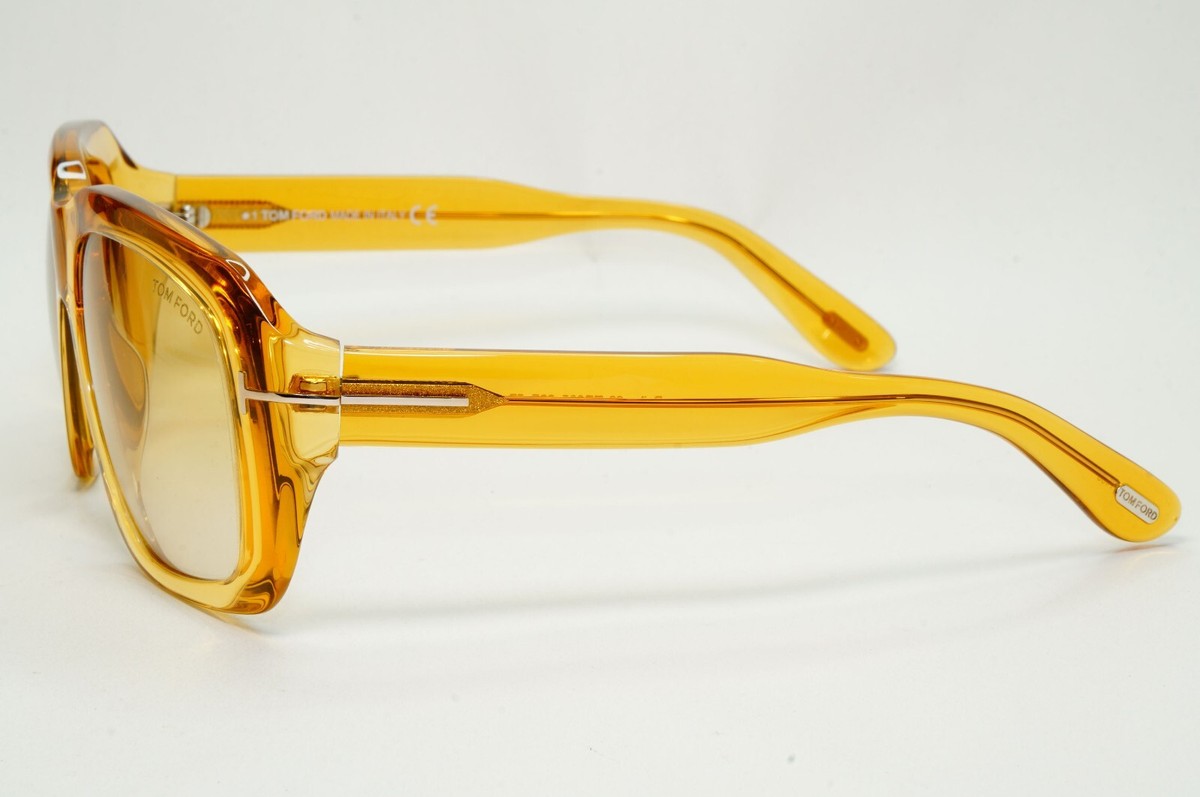 Tom Ford Sunglasses Bailey-02 Yellow Honey Transparent Square