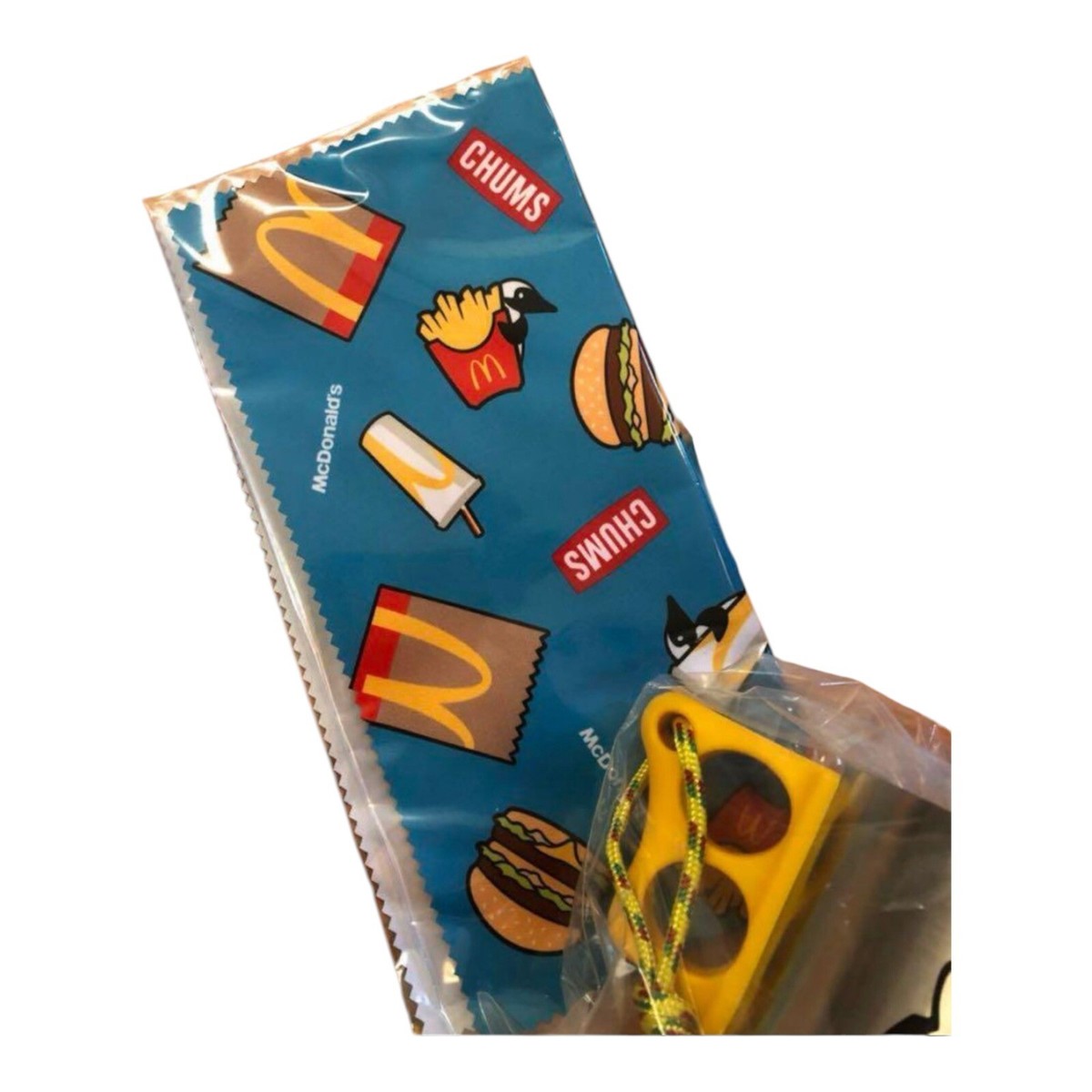McDonald's CHUMS Shoulder Bag Stainless Mug Cloth Pouch Set Lucky