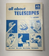 ALL ABOUT TELESCOPES, by Sam Brown 1975 Good Condition 3rd Edition