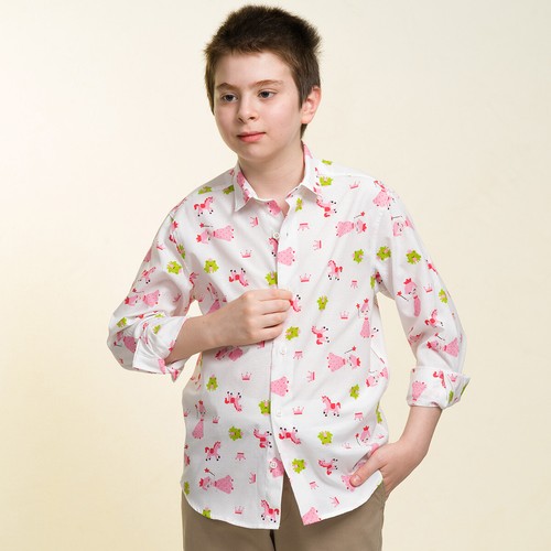 Camisas de vestir niños de larga hechas en Europa | eBay