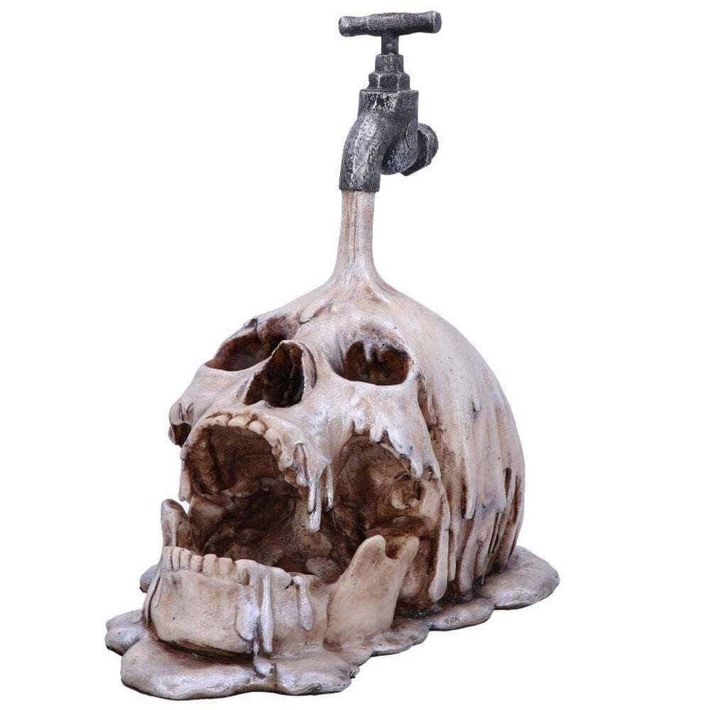 Nemesis Now Tapped Skull Figurine - 24cm D4973R0