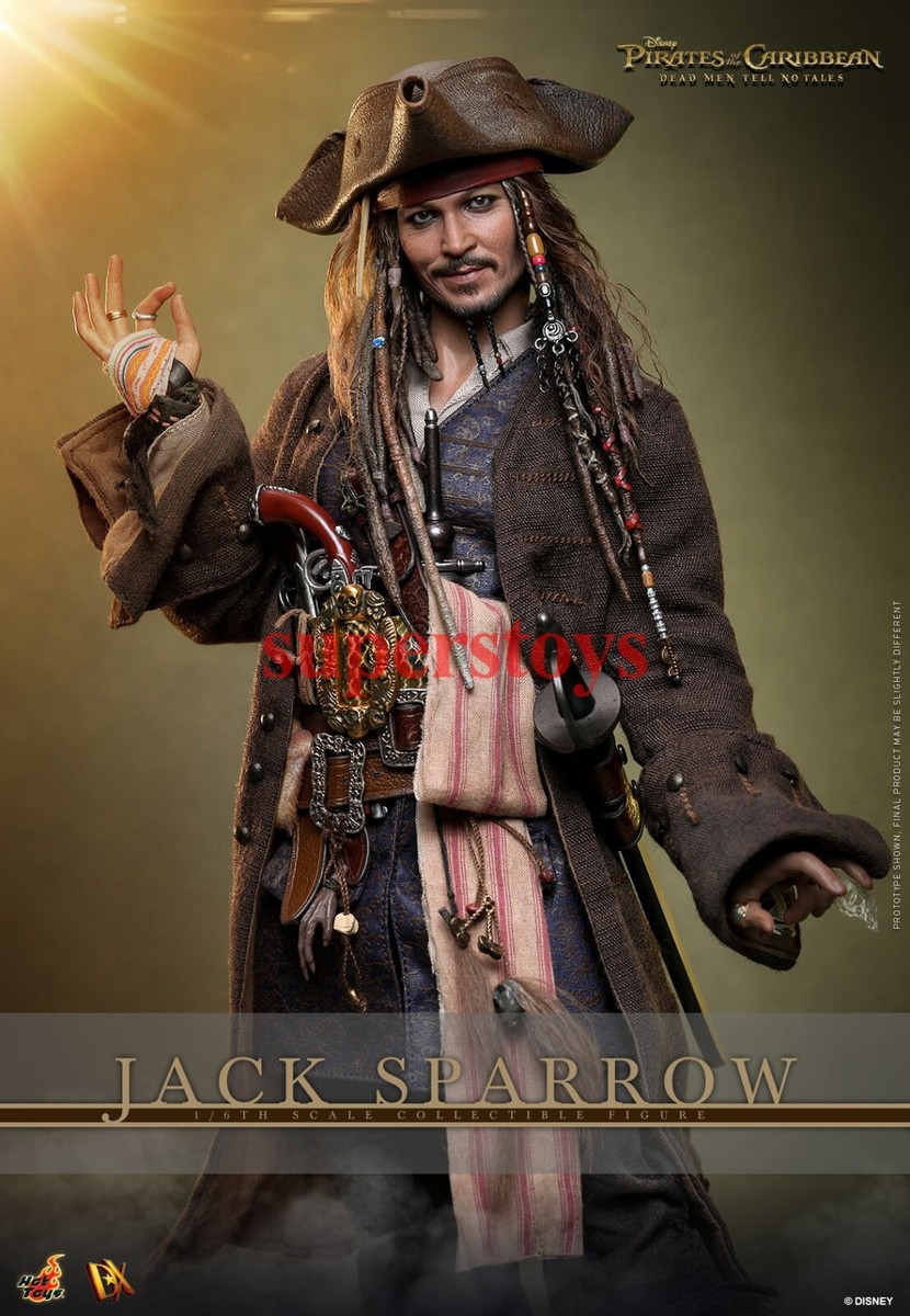 ジャック・スパロウ 1:6 デラックスフィギュア Amazon.com: Hot Toys Captain Jack Sparrow Sixth Scale Figure