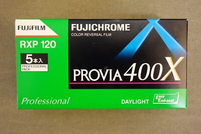 5X 120 Fujichrome Provia 400X Reversal (Slide) Film FROZEN 5X 120 Fujichrome Provia 400X Reversal (Slide) Film FROZEN