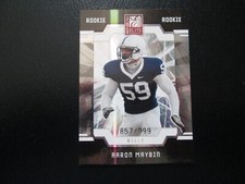 AARON MAYBIN 2009 DONRUSS ELITE FOOTBALL ROOKIE CARD # 103 SERIAL # 857/999 MINT. rookie card picture