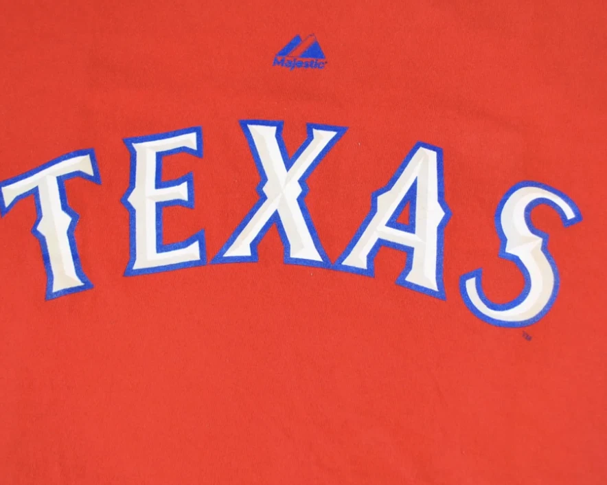 Camisa De Colección Texas Rangers Josh Hamilton Serie Mundial 2010 Talla Pequeña Foto 2 de 4