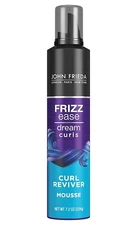 John Frieda Frizz Ease Dream Curl Reviver Mousse 7.2 oz for Wavy Curly Hair NEW