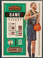 JAYSON TATUM 2020-21 PANINI CONTENDERS GAME TICKET BRONZE SSP #87  CELTICS